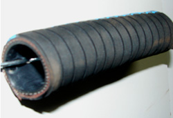 צינור גומי מחורץ EPDM שחור